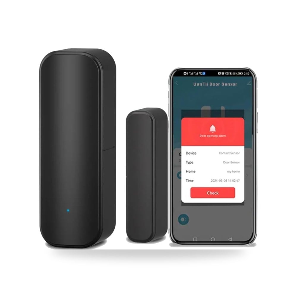 مستشعر فتح الأبواب والنوافذ تويا (Tuya Smart) لاسلكي ذكي - موديل B0DNCSC7GC
