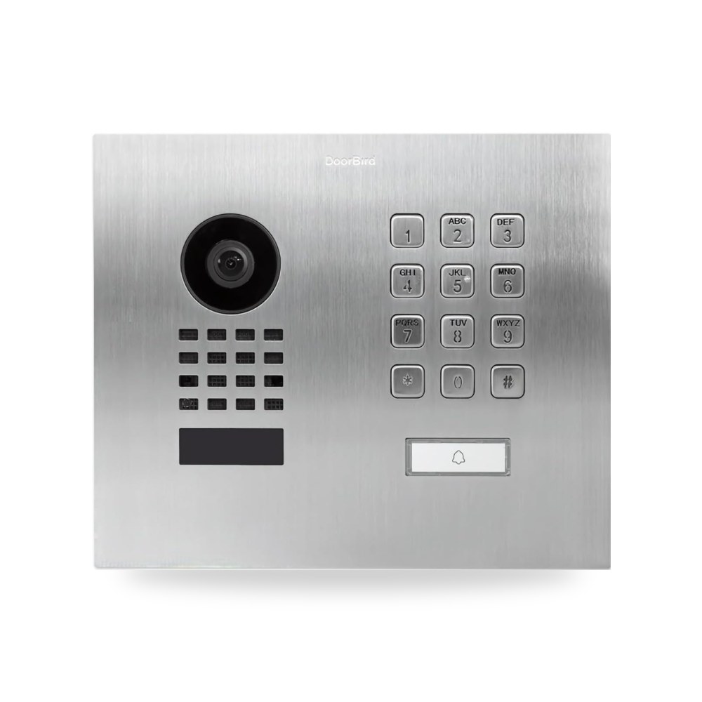 محطة باب فيديو IP دور بيرد D1101KH ستانلس ستيل مسطحة | ريمكو