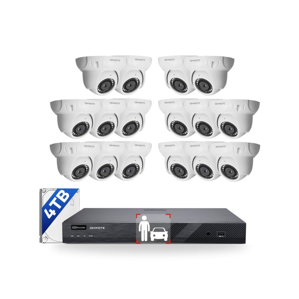 نظام كاميرا مراقبة 4K 16 قناة PoE من اونوت B08XTMPD9S سعة 4 تيرا
