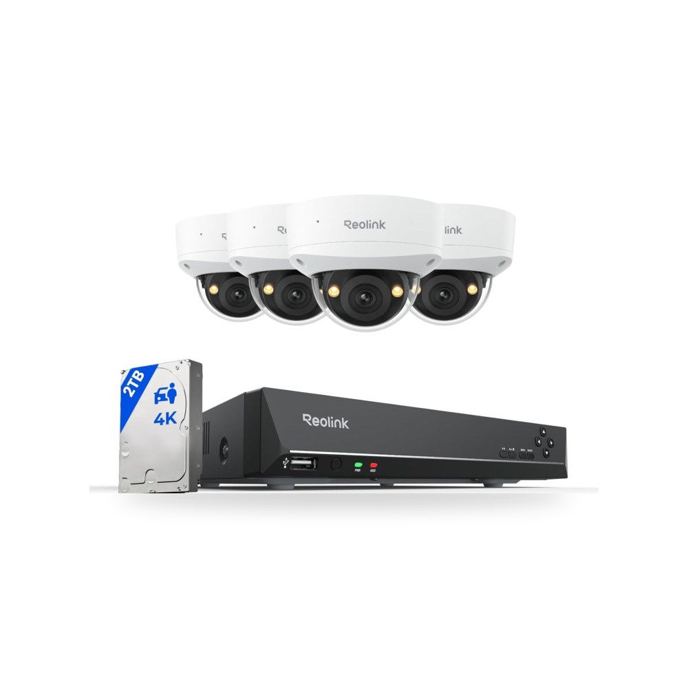 ريو لينك نظام كاميرا مراقبة 4K UHD IK10 مقاومة للتخريب عبر