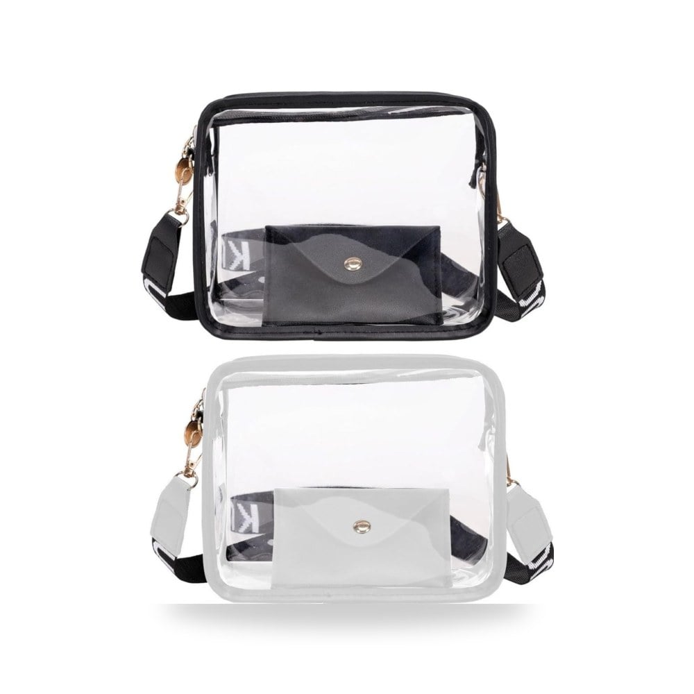 شنطة كتف شفافة مقاومة للماء للسفر والجري والمناسبات (موديل B0H82LM71G)