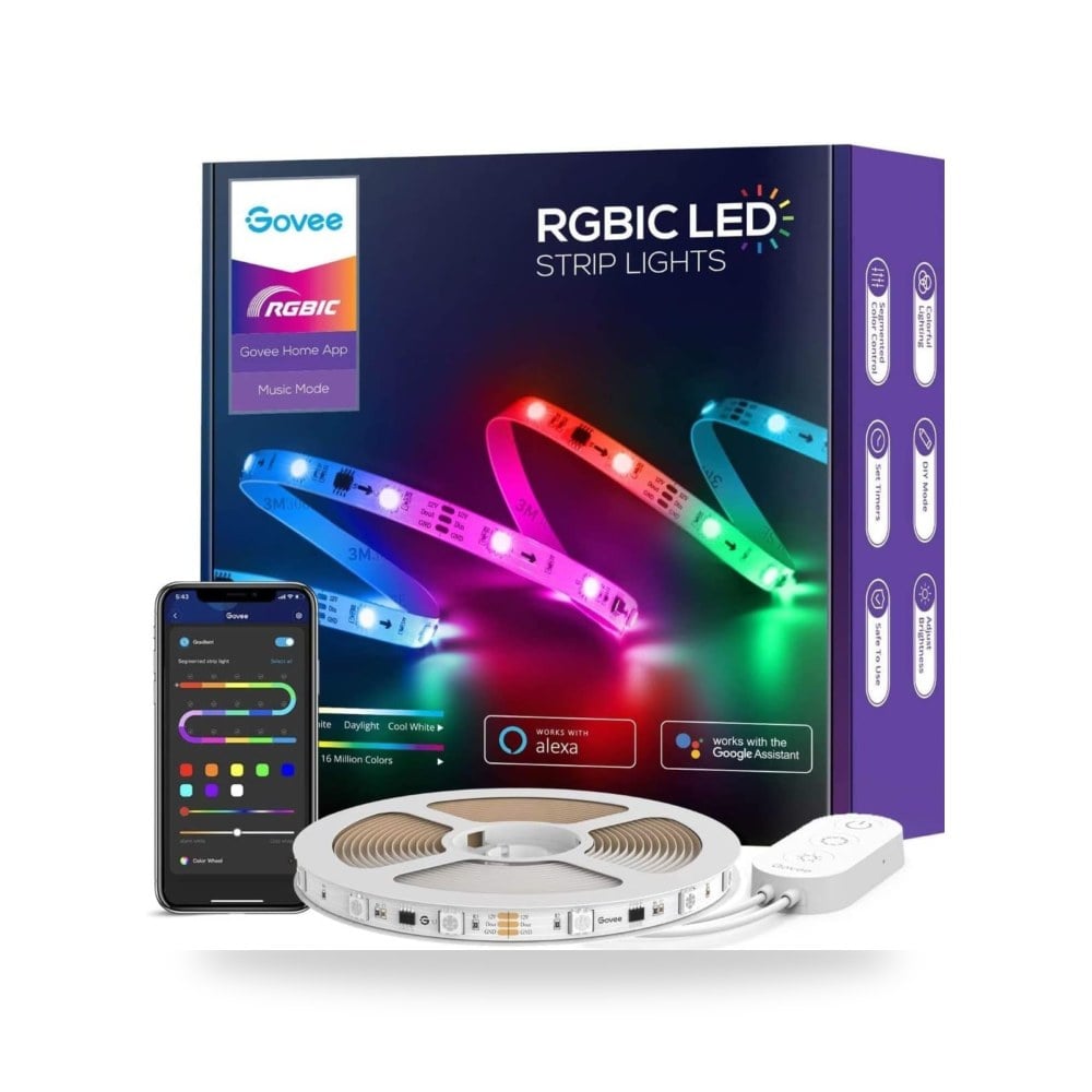 شريط اضاءة LED من جوفي واي فاي وبلوتوث B0C2Z5RZ82 | ريمكو
