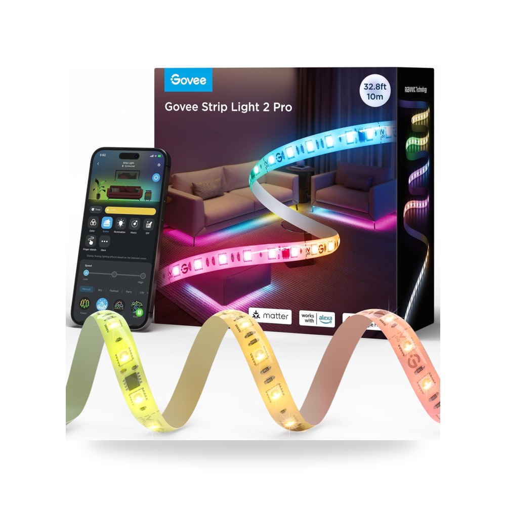 جوفي شريط اضاءة LED RGBWWIC 2 برو 10 متر B0D7MHH79D | ريمكو السعودية