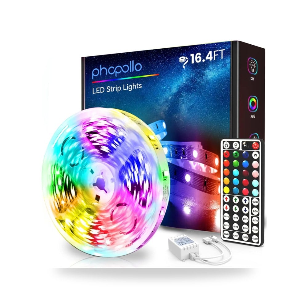شريط اضاءة LED من كولابا - B07N1JGFW1 بألوان RGB متغيرة وأعلى جودة