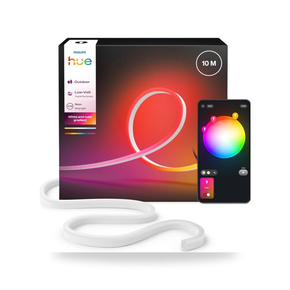 شريط اضاءة LED نيون خارجي من هيو بطول 10 متر - موديل B0FJNR38M9