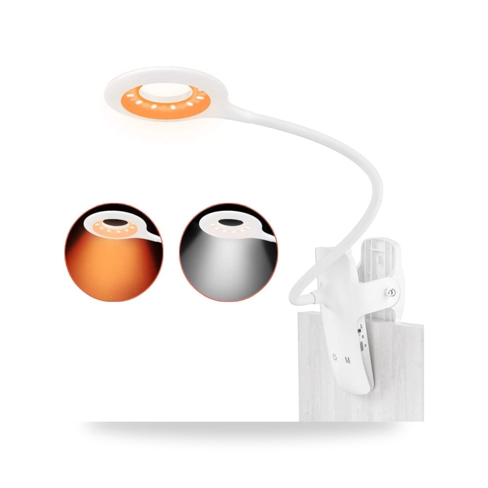 28 مصباح LED قابل لاعادة الشحن بمنفذ USB، مصباح قراءة HaveLove y