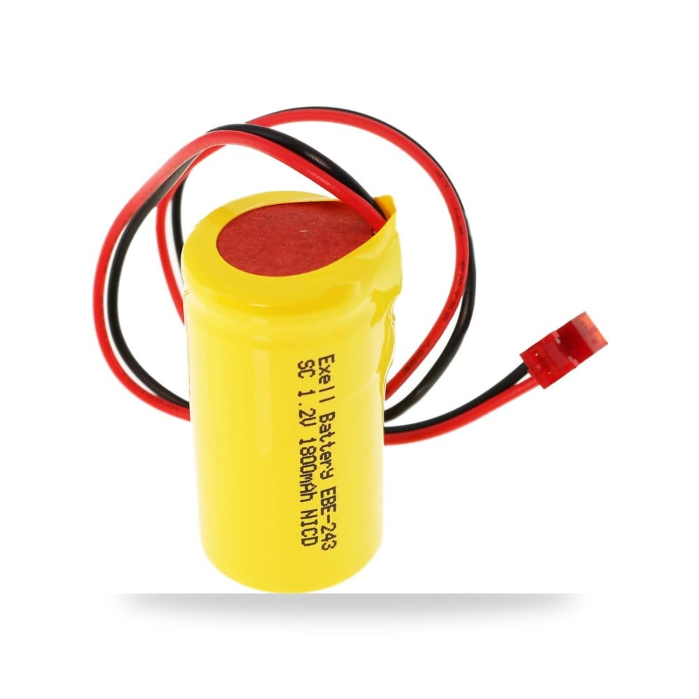 بطارية لافتة خروج للطوارئ 1.2 فولت 1800mAh بديلة لـ بطارية اكسيل