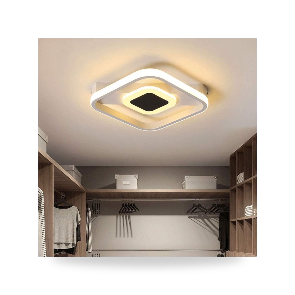 ثريا LED مبتكرة لغرفة المعيشة وغرفة النوم والممر والسلالم PORSTUV موديل B0FB8V1CN3
