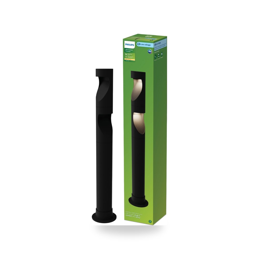إضاءة الممرات أسود طقم 1 قطع 2700 Philips