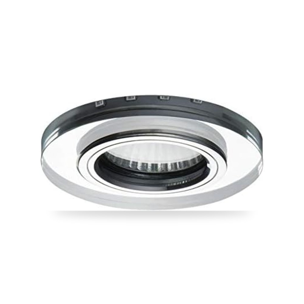 4 مصابيح LED مجوفة 6 واط بلونين أزرق وأبيض بارد دائري موديل GU10