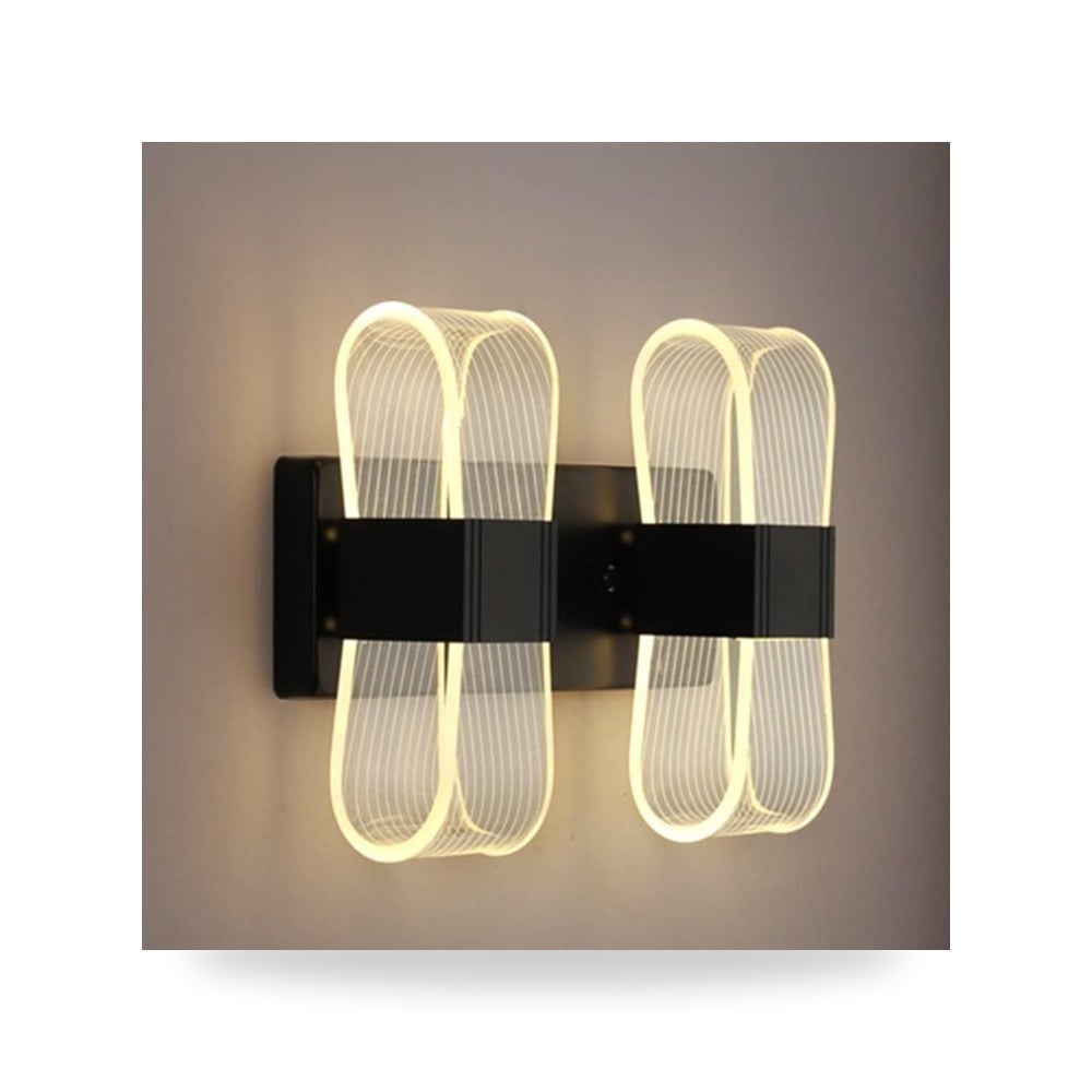 شمعدانات، تركيبات اضاءة LED داخلية مثبتة على الحائط، اضاءة النيكل المصقول على الحائط