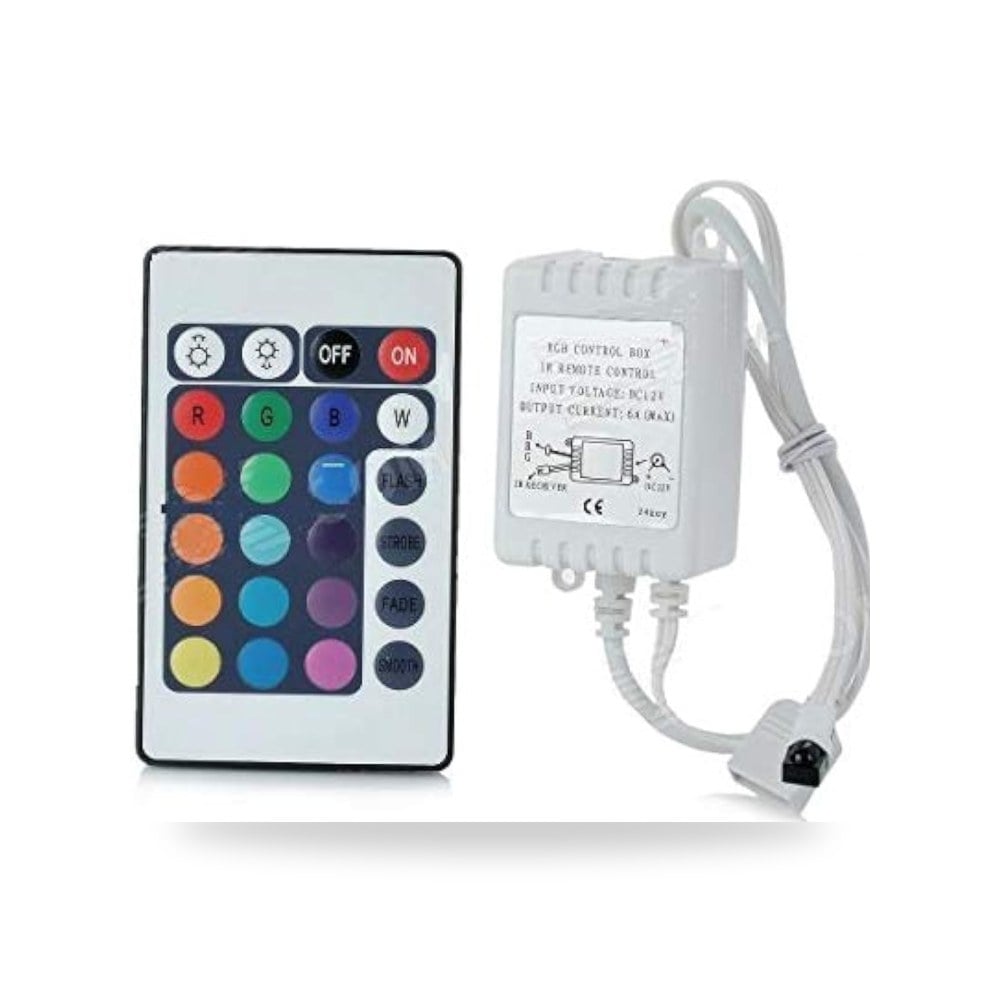 صندوق تحكم وجهاز تحكم عن بعد لشرائط LED موديل B07NF29L7J - ريمكو