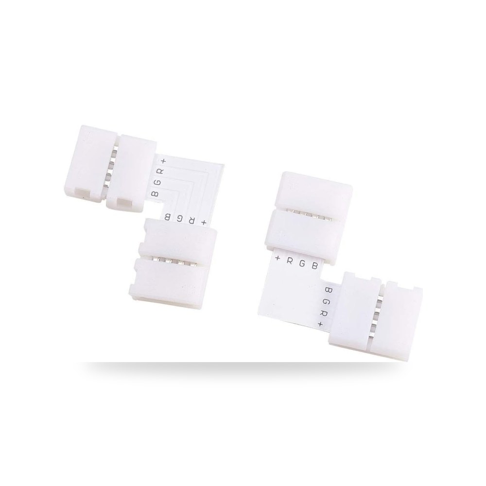 اوثمرو وصلة شريط إضاءة LED على شكل حرف L - 0-5A 4P 10 مم