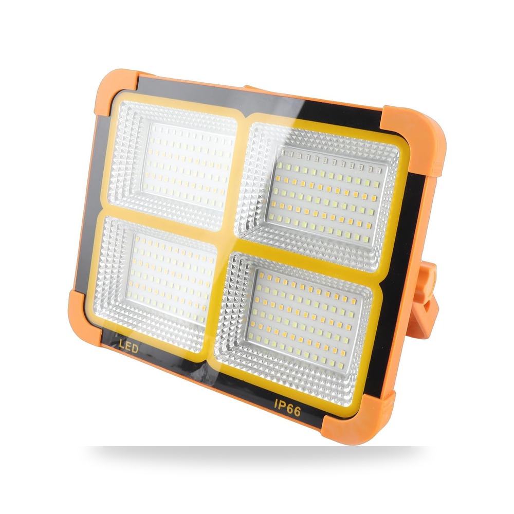 مصباح عمل يعمل بالطاقة الشمسية محمول 288 مصباح LED 4800mAh