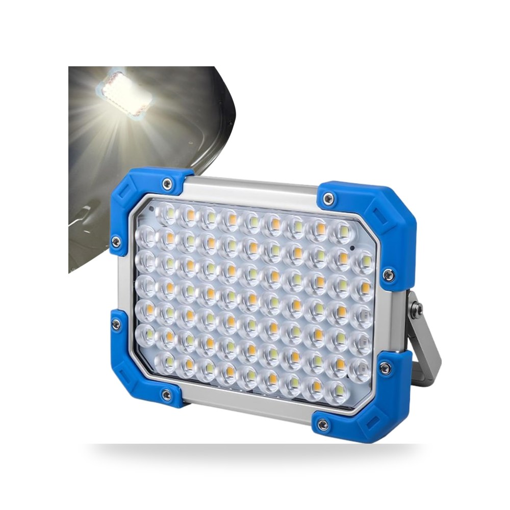 مصباح عمل LED قابل لاعادة الشحن | 7 اوضاع اضاءة كاشفة