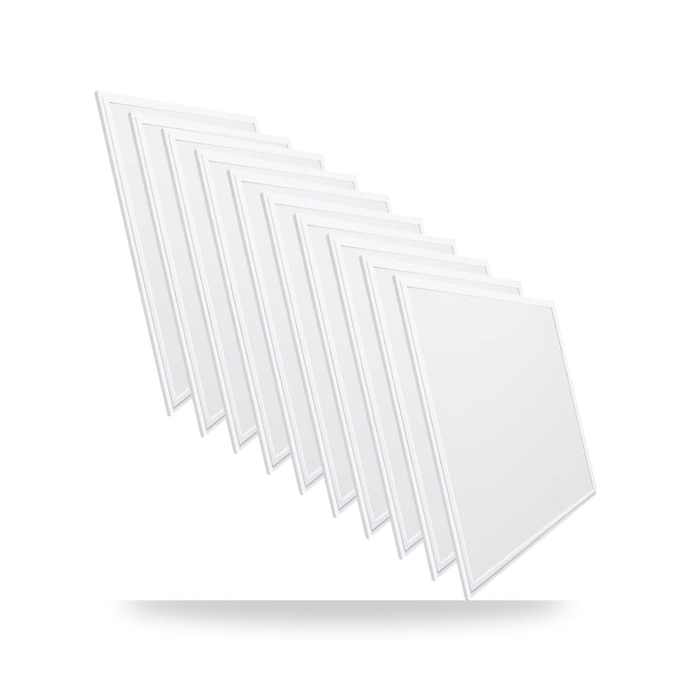 لوحات LED رفيعة 60 × 60 سم 44 واط ابيض دافئ موديل UGR19 (10 قطعة)