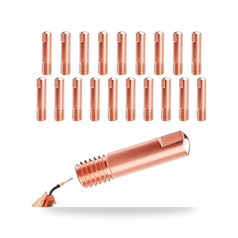 فوهات لحام نحاسية 1 مم متوافقة مع MB15 - AK15 مع رؤوس تلامس