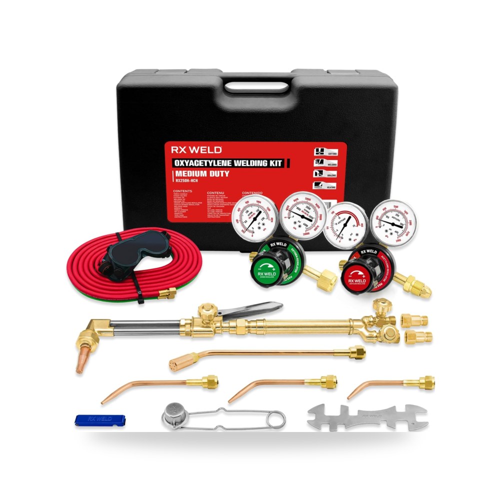 ار اكس ويلد مجموعة شعلة الاكسجين والاسيتيلين مع فوهة تسخين، موديل 6-MFA