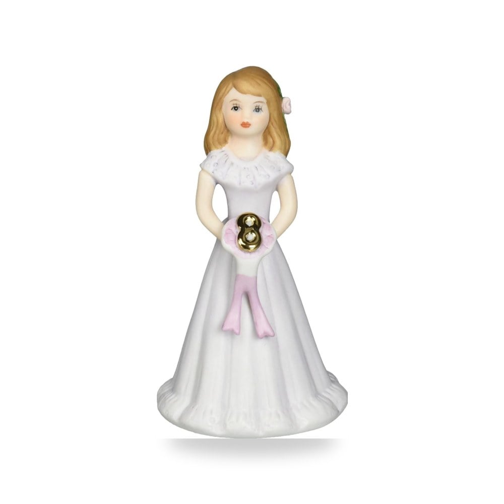 تمثال ومجسم بورسلين فني أصلي اينيسكو Enesco Growing Up Girls - بورسلين "برونيت ايج 8"