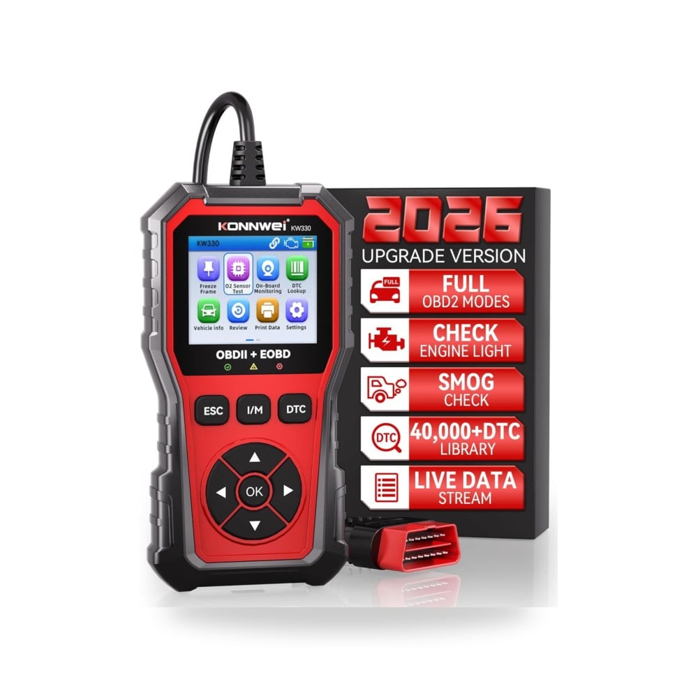 أداة تشخيص فحص السيارات (OBD2)، قارئ رموز فحص المحرك مع كونوي موديل KW330