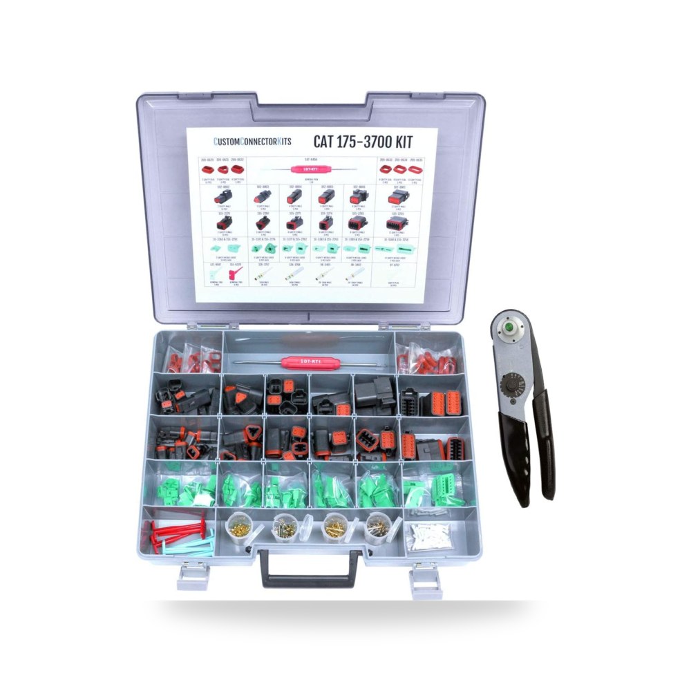 مجموعة الخدمة الميدانية CAT-175-3700 مع اداة تجعيد CAT