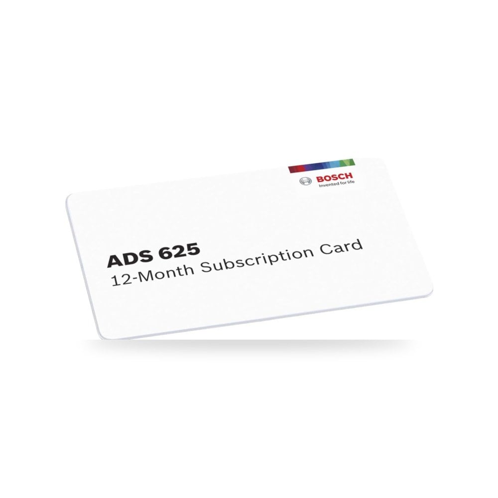 بوش 3970-SUB ADS 625 اشتراك برمجيات لمدة 12 شهر