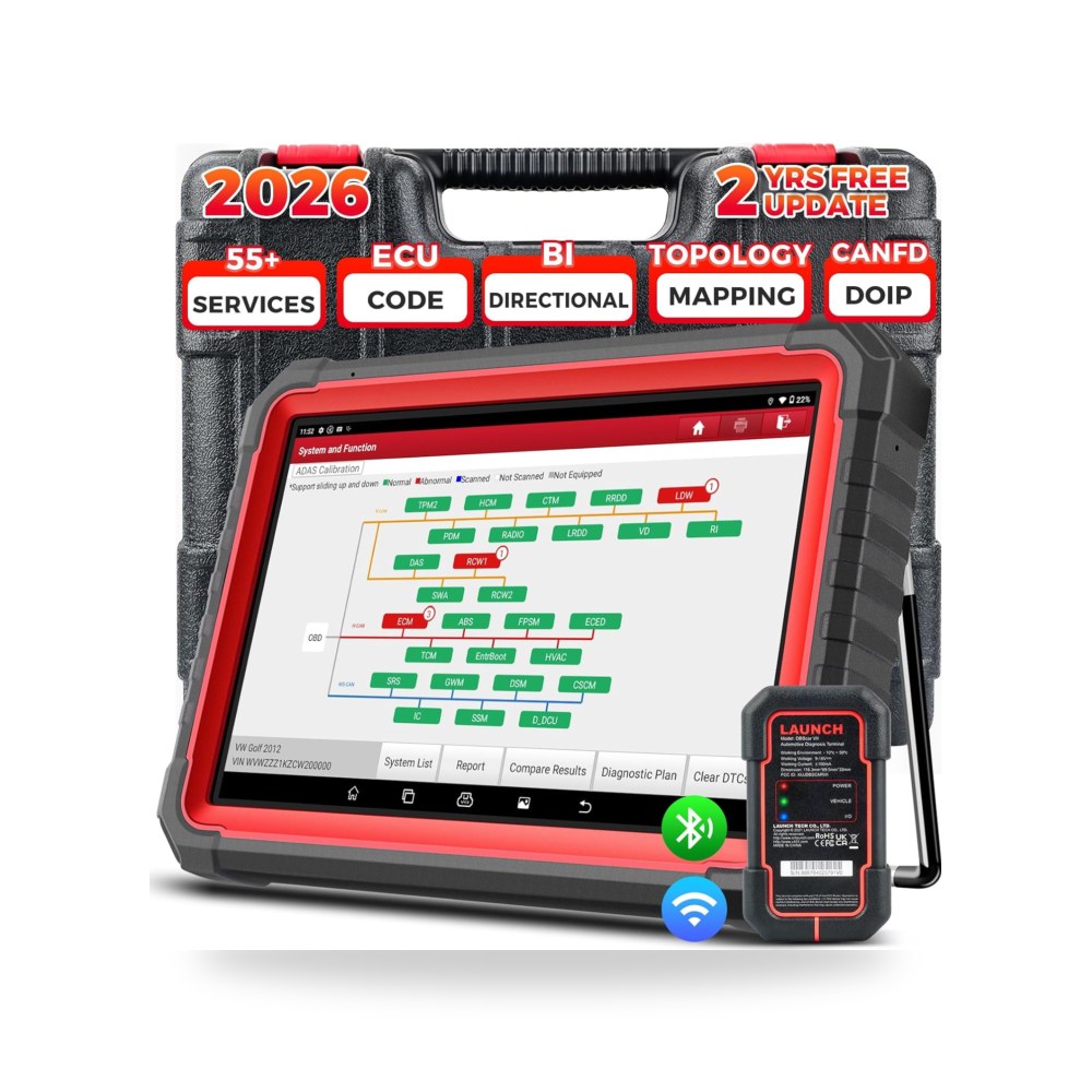 لونش ماسح ضوئي X431 PRO3S+ V5.0 OBD2