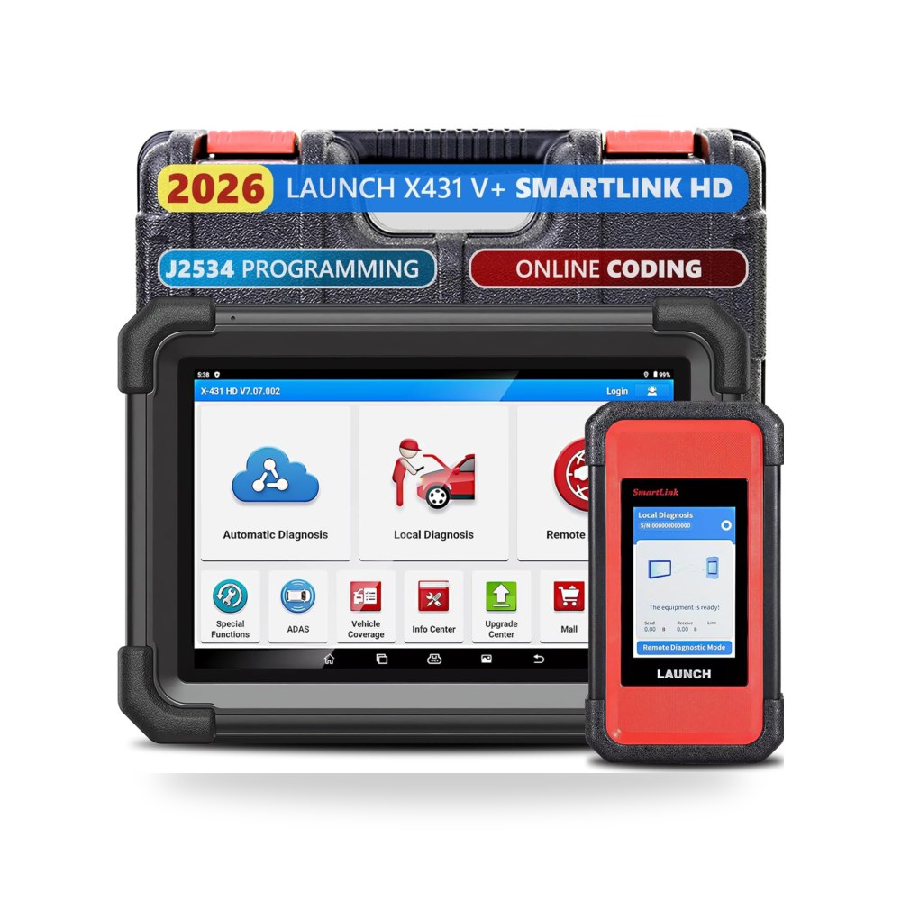 لونش X431 V+ سمارت لينك HD الشاحنة J2534 الديزل التجارية