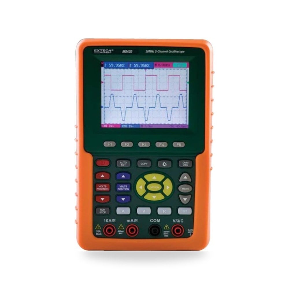 راسم ذبذبات رقمي 20 ميجاهرتز بقناتين من اكستيك، MS420