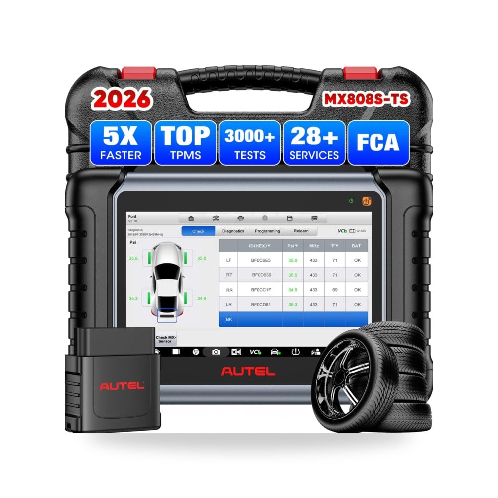 اوتيل اداة فحص تشخيصية MK808TS برو من ماكسيكوم تم تحديثها مستشعرات ام اكس 2
