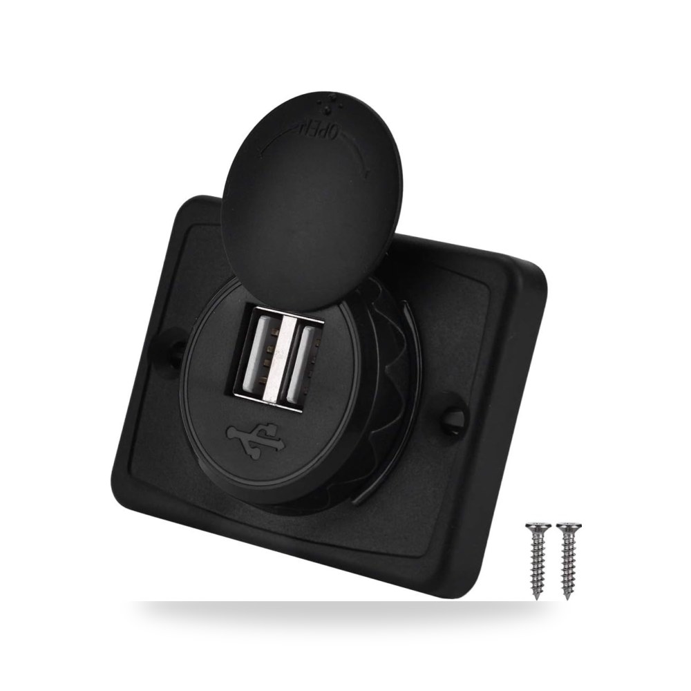 محول نيكو شاحن سيارة، مقبس سيارة USB مزدوج 12