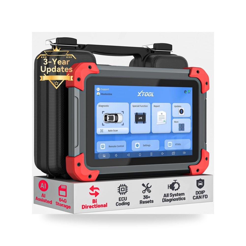 اكس تول اداة تشخيص السيارة D7 OBD2، تحكم ثنائي الاتجاه
