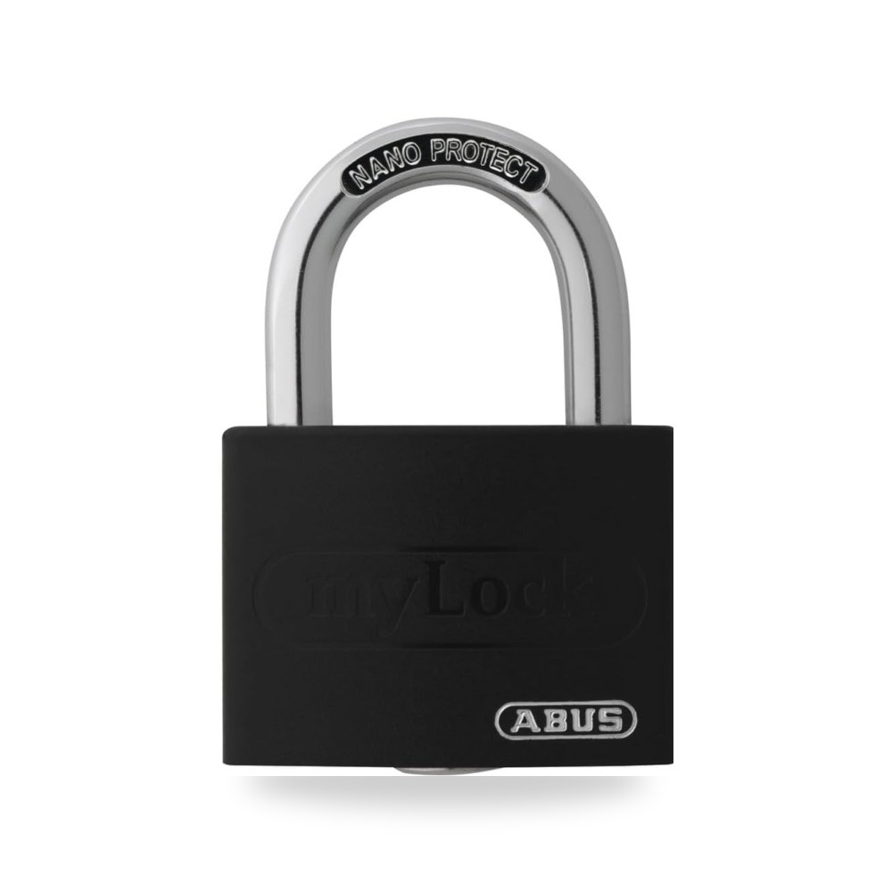أبوس (ABUS) - قفل أمان ألومنيوم ملون ماي لوك موديل T65AL - 40 مقاس قياسي قوس ستيل