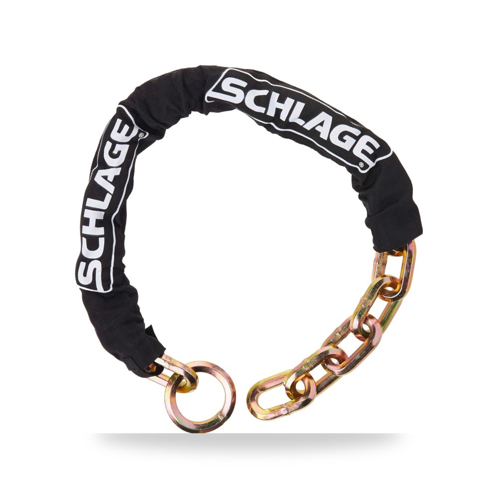 شلاج (Schlage) - سلسلة أمان فولاذية مقساة بحلقة ربط مقاس 12 مم فائقة التحمل