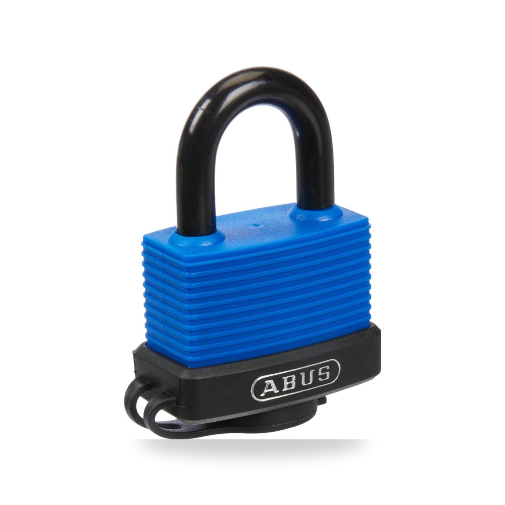 أبوس (ABUS) - قفل أمان نحاسي صلب فائق الجودة موديل 24988 مقاس قياسي قوس ستيل مقسى