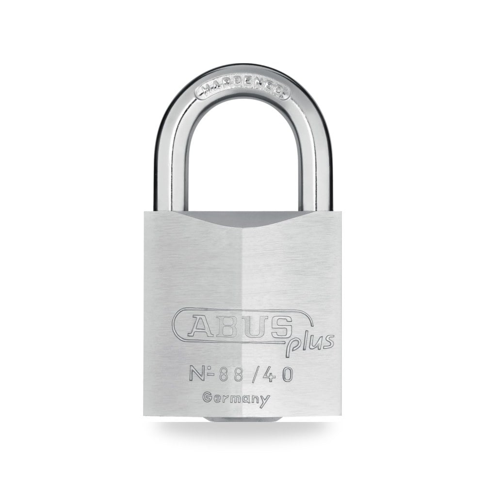 أبوس (ABUS) - قفل أمان نحاسي صلب فائق الجودة موديل 8840C مقاس 40 مم قوس ستيل مقسى قياسي