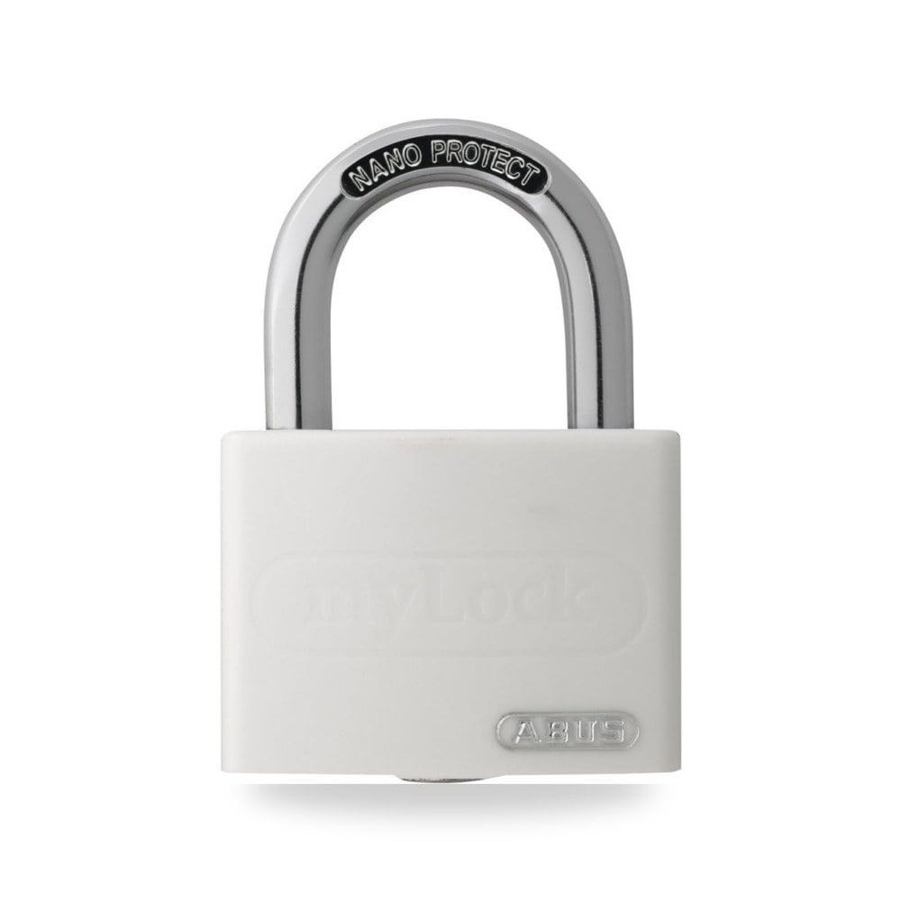 أبوس (ABUS) - قفل أمان ألومنيوم ملون ماي لوك موديل T65AL - 40 مقاس قياسي قوس ستيل