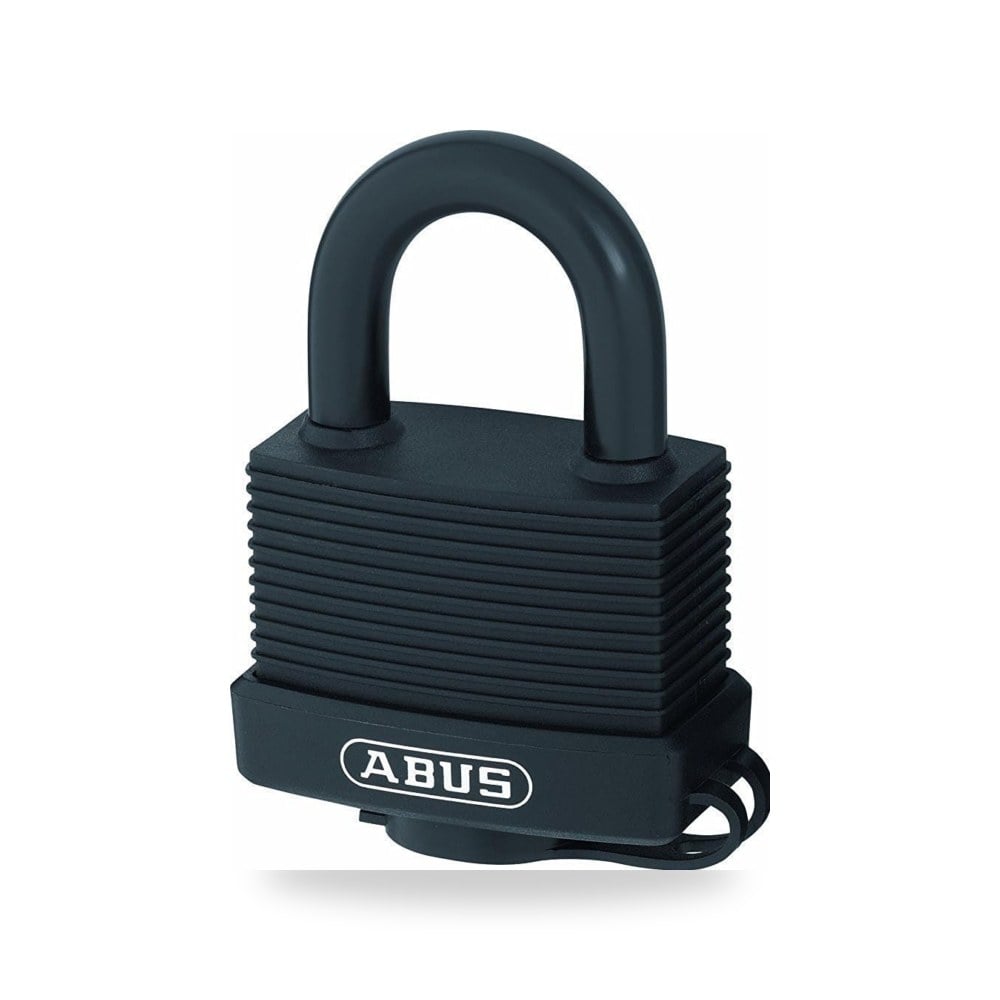 أبوس (ABUS) - قفل أمان نحاسي صلب فائق الجودة موديل 42682 مقاس قياسي قوس ستيل مقسى