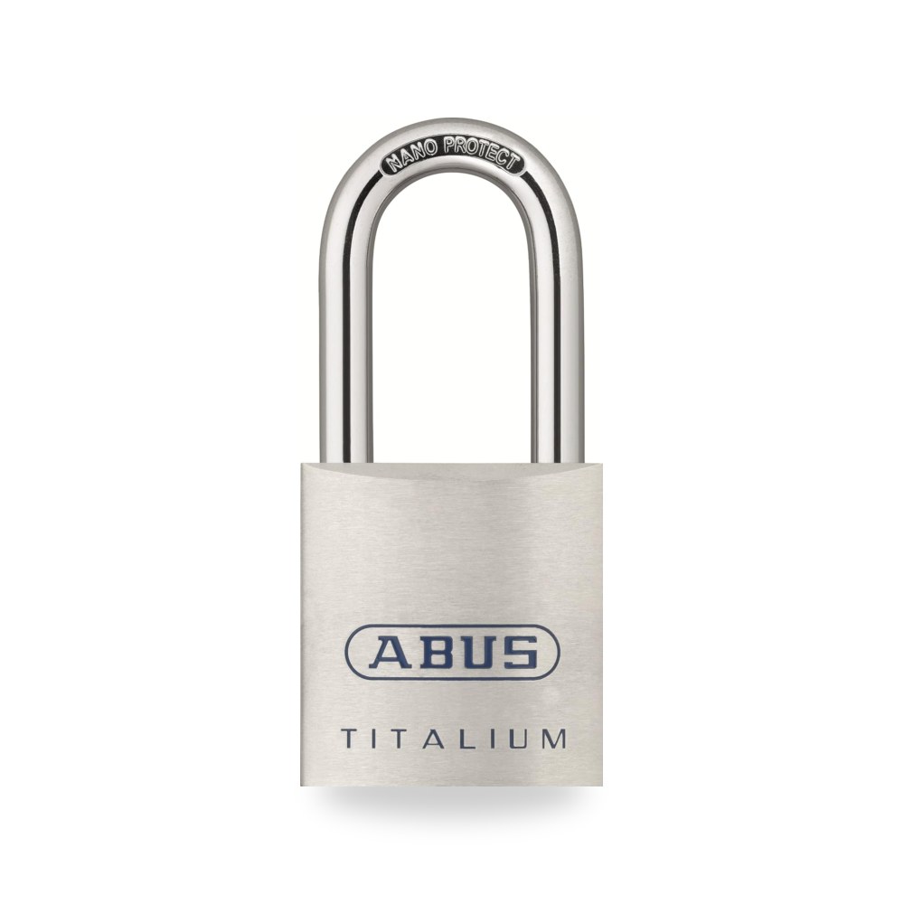 أبوس (ABUS) - قفل أمان تيتاليوم خفيف الوزن فائق الصلابة موديل 80TI - 40 مقاس قياسي