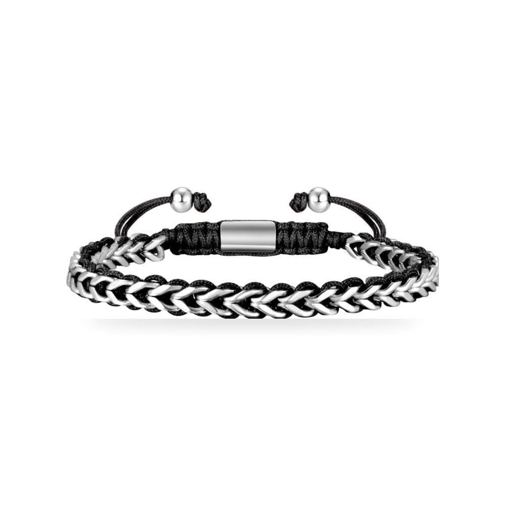ستانلس ستيل Chain Bracelet سوار رجالي من موديل Non-Tarnish
