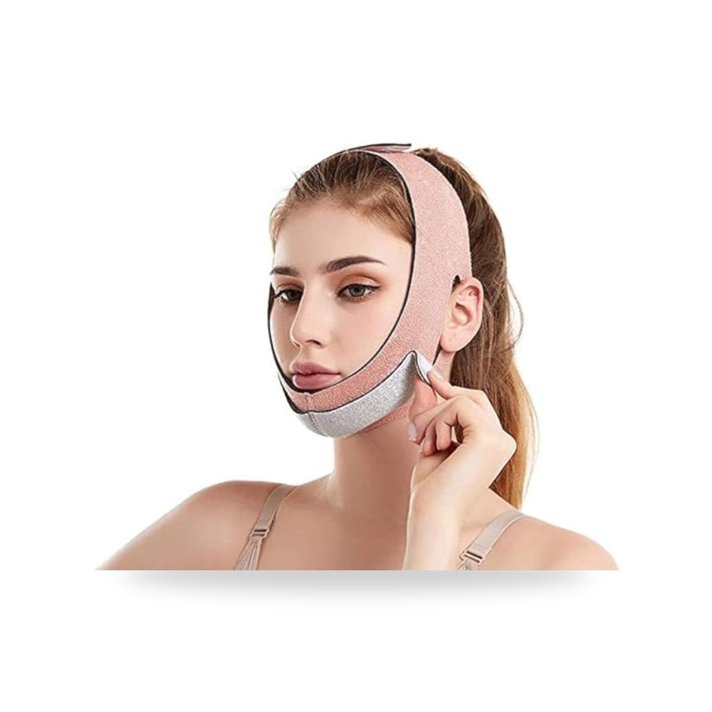 حزام شد الوجه ومضاد للتجاعيد بتأثير تنحيف