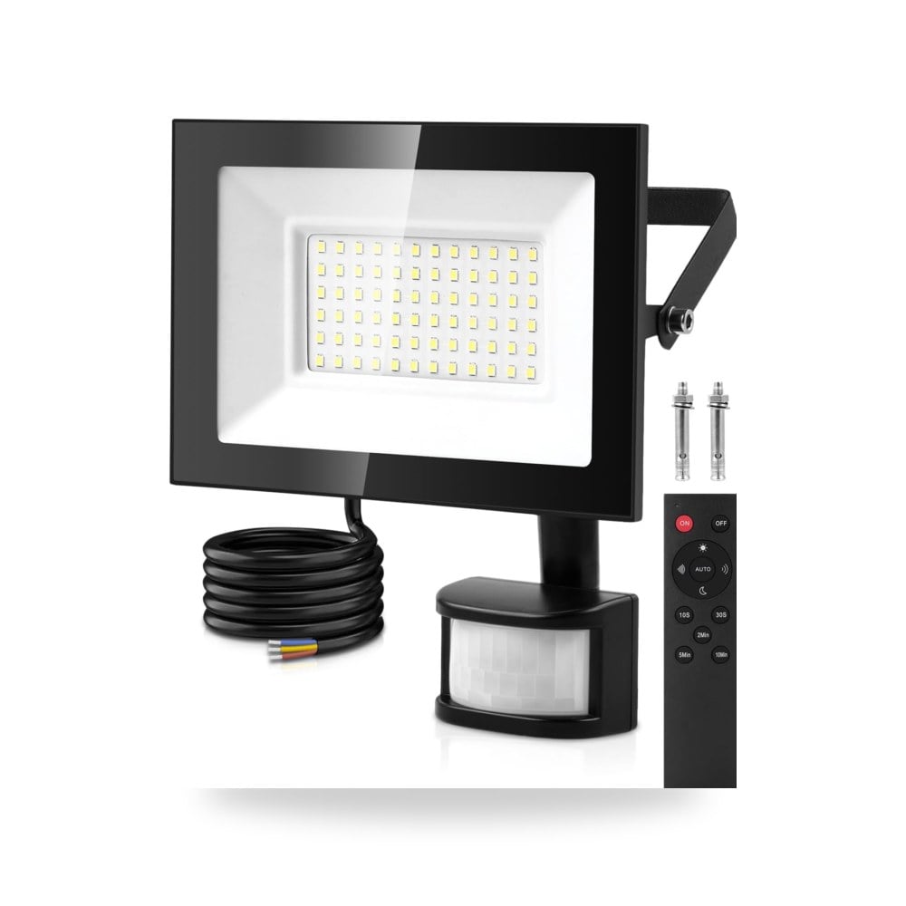 كشاف LED مع مستشعر حركة للاماكن الخارجية من لايتاسيا، 50 موديل IP66