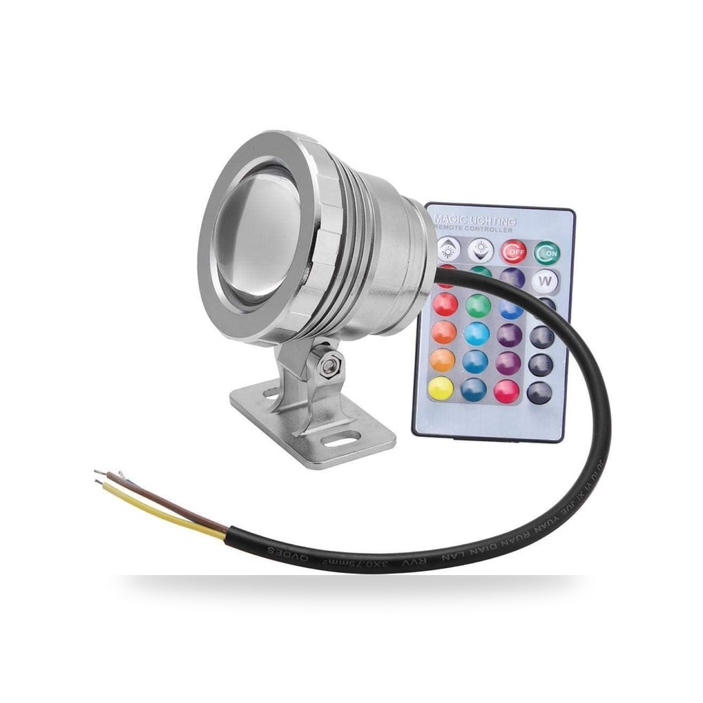 RGB LED تحت الماء ضوء مقاوم للماء متعدد