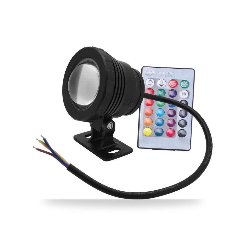 RGB LED تحت الماء ضوء متعدد الألوان لإضاءة