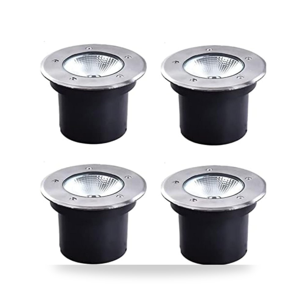 4 مصابيح LED ارضية للمناظر الطبيعية، 15 واط LED تحت الارض، موديل IP67
