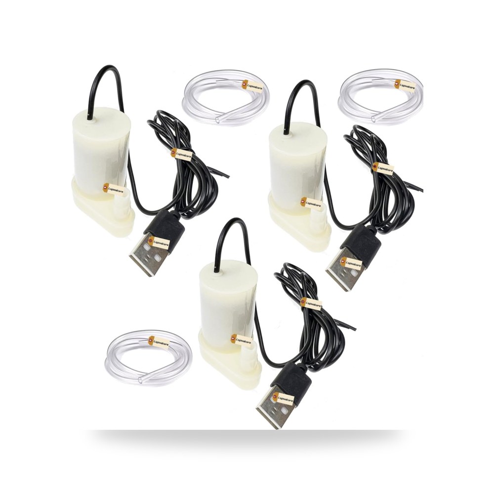 ال اس جود كير 3 قطع مضخة غاطسة صغيرة USB مضخة مياه صغيرة 3