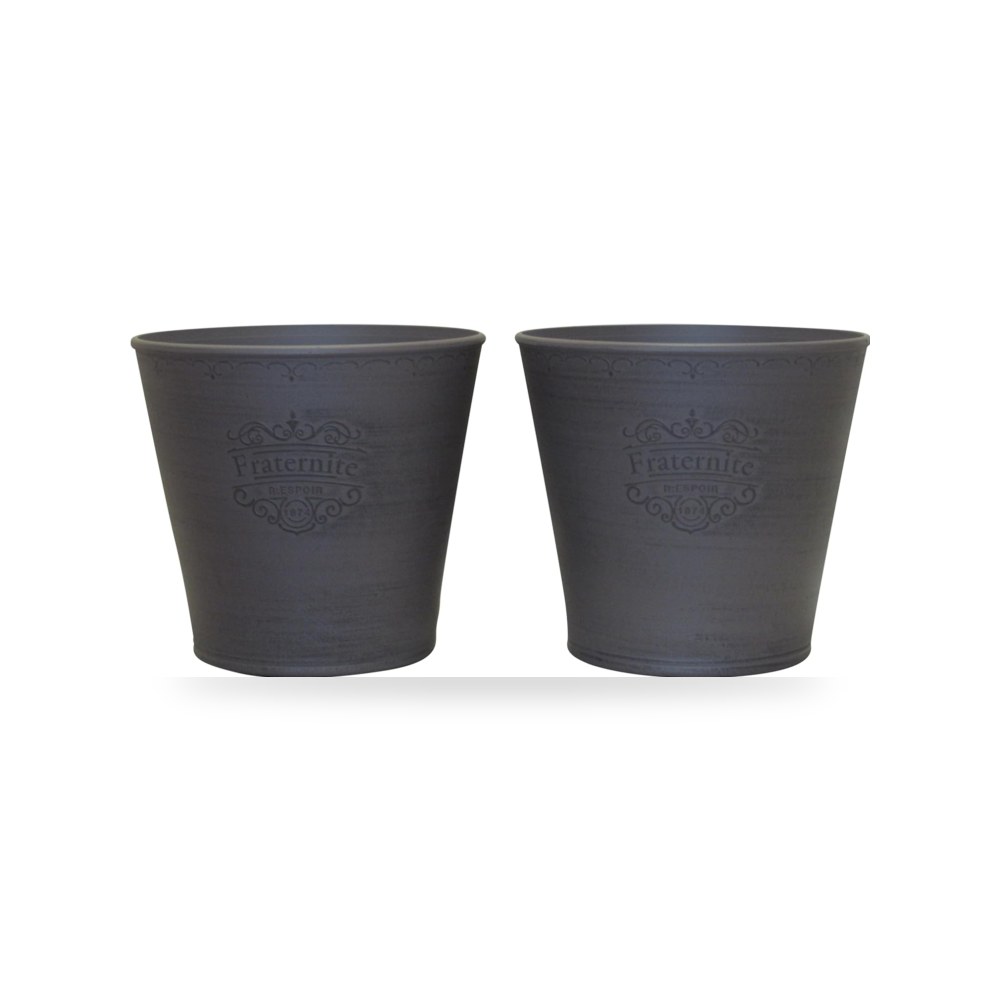الفخر بالعطلة اصيص زراعة جص مع فتحة تصريف سفلية - قطر 23.50
