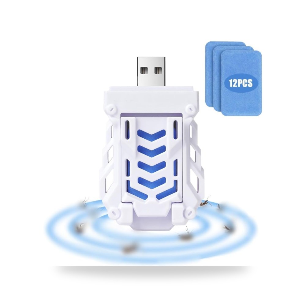 جهاز طارد البعوض بمنفذ USB، 12 قطعة في قابس طارد الحشرات