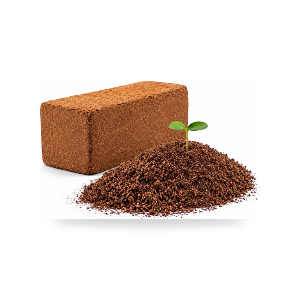 طوب جوز الهند 650 غرام للنباتات، مزيج طحالب عضوي ممتاز 100% ماملاكا