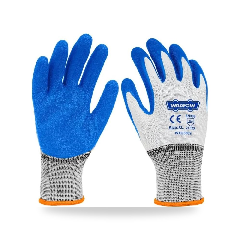 قفازات لاتكس WXG3802 المتينة من وادفو، اكس لارج XL، عدد 1